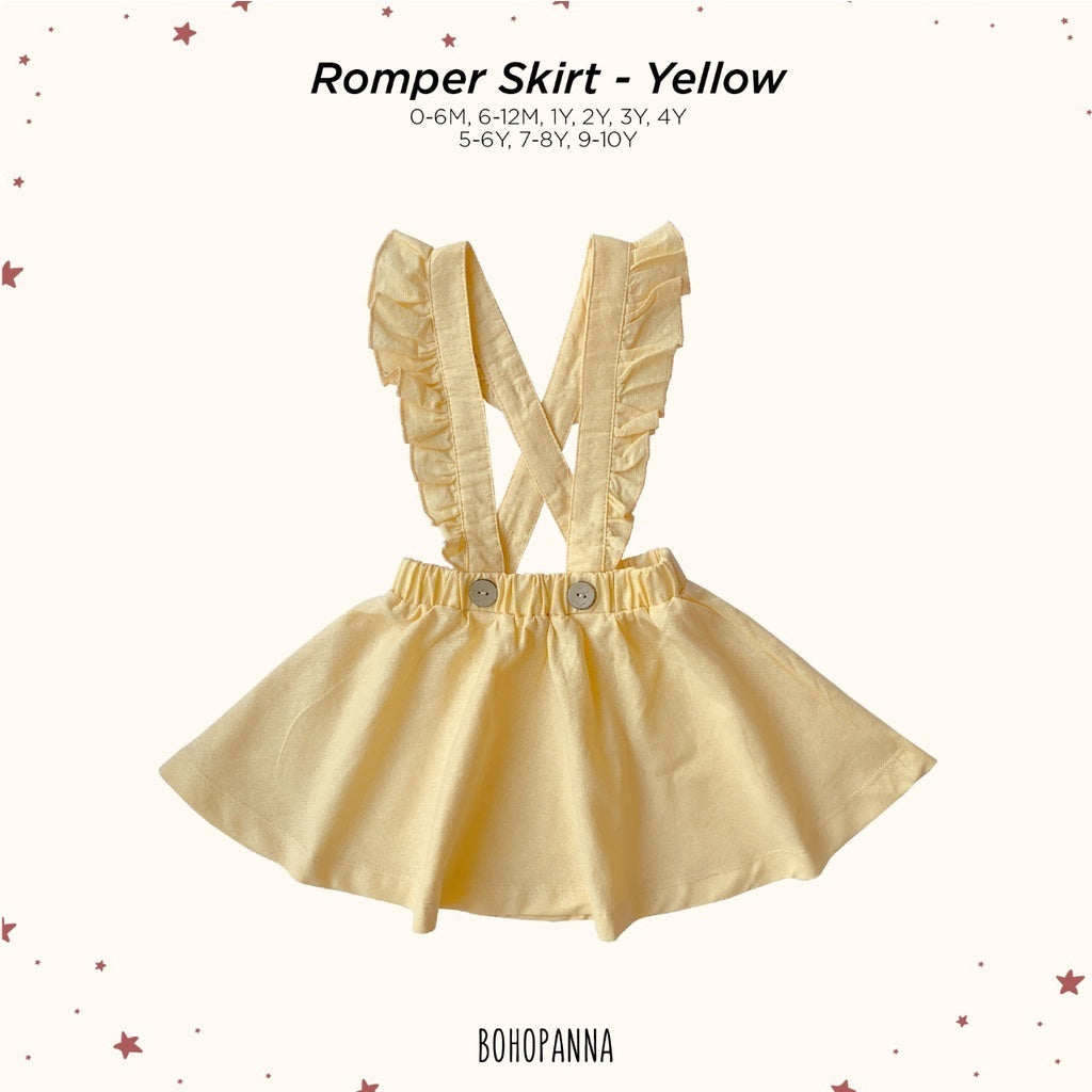 Bohopanna 0-2 Tahun Camille Playsuit / Romper Ruffle Anak Perempuan Motif Bunga Dengan Renda Fashion Bayi Perempuan
