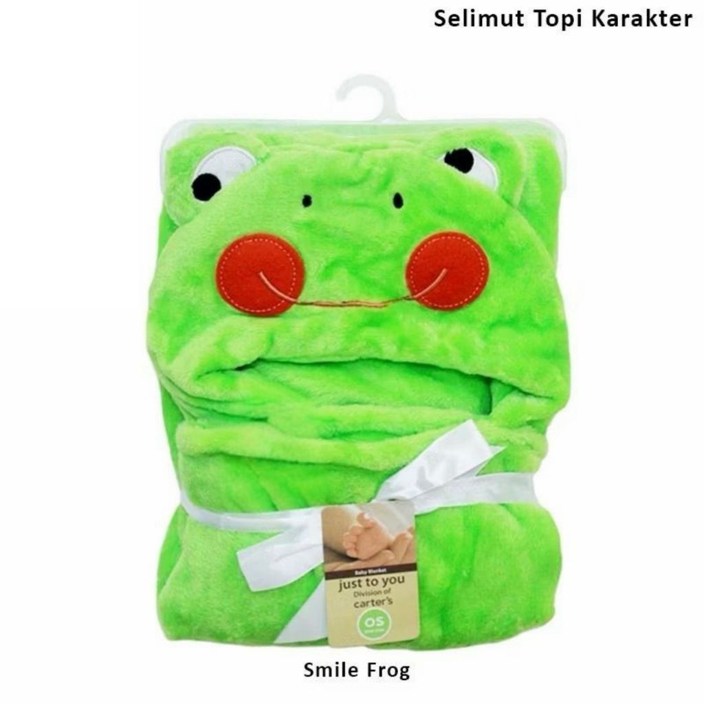 PILIH MOTIF Selimut Bayi Topi Boneka / Selimut bayi topi KARAKTER fleece / selimut bayi topi boneka 3D Just To You/ Kolako RANDOM LUCU