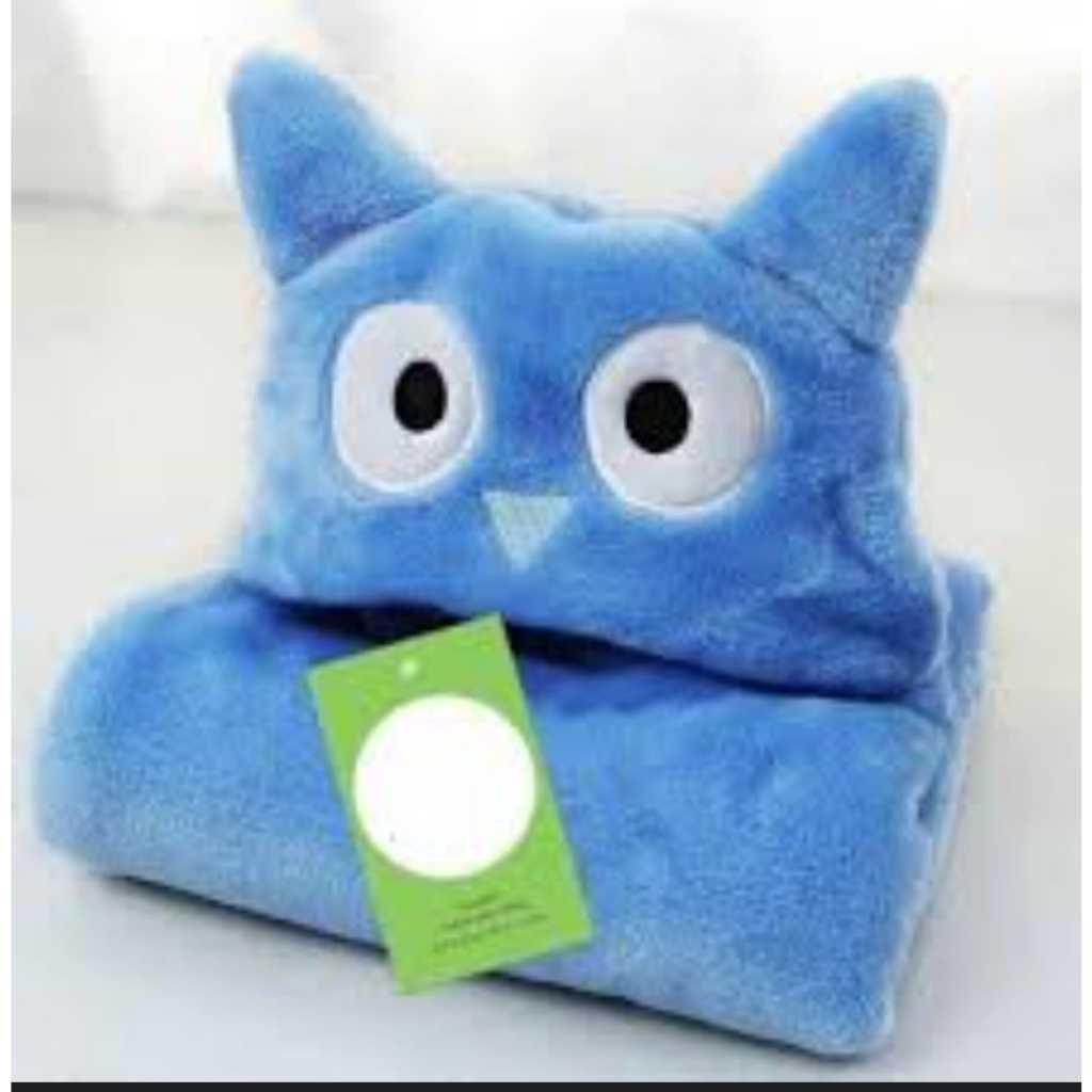 PILIH MOTIF Selimut Bayi Topi Boneka / Selimut bayi topi KARAKTER fleece / selimut bayi topi boneka 3D Just To You/ Kolako RANDOM LUCU