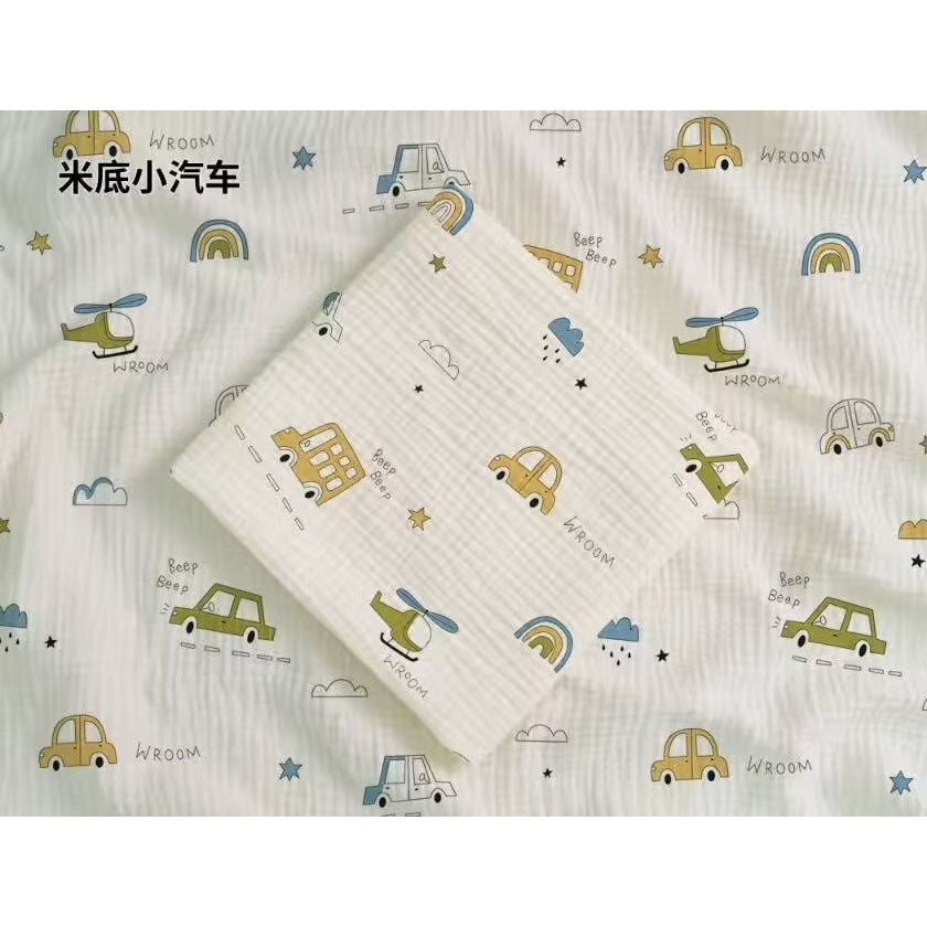 Selimut Bayi Bamboo Bubble 100x110cm / Selimut Bayi Korea Minky Stitches Cotton Dot Muslin Jepang Bamboo / Newborn Infant Baby Cotton Muslin Blanket Baby