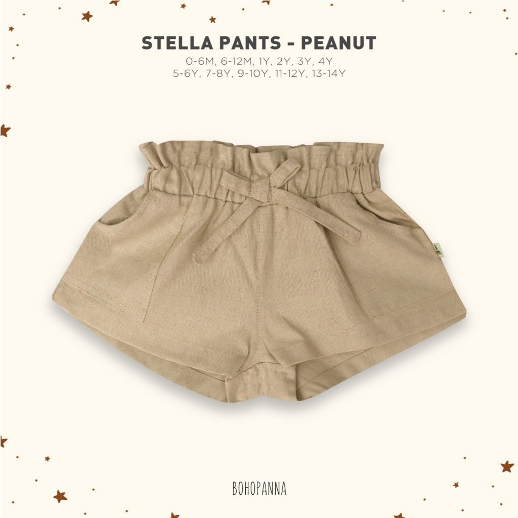 Bohopanna 0-14 Tahun Amarilis Denim Pant / Stella Celana Pendek Highwaist Anak Perempuan