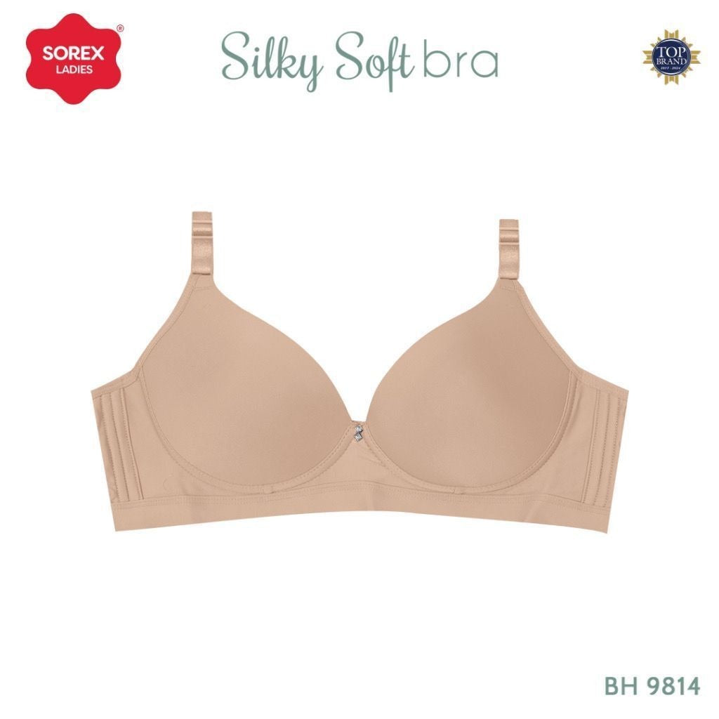 [ PILIH WARNA ] Sorex Bra Cup Besar Tanpa Kawat Busa Kait 3 Setara Cup B-C Silky Soft Bra Harian BH 9814 / Sorex Bra Cup Besar Tanpa Kawat Busa Kait 3 Setara Cup B-C Silky Soft Bra Harian BH 9815 99183