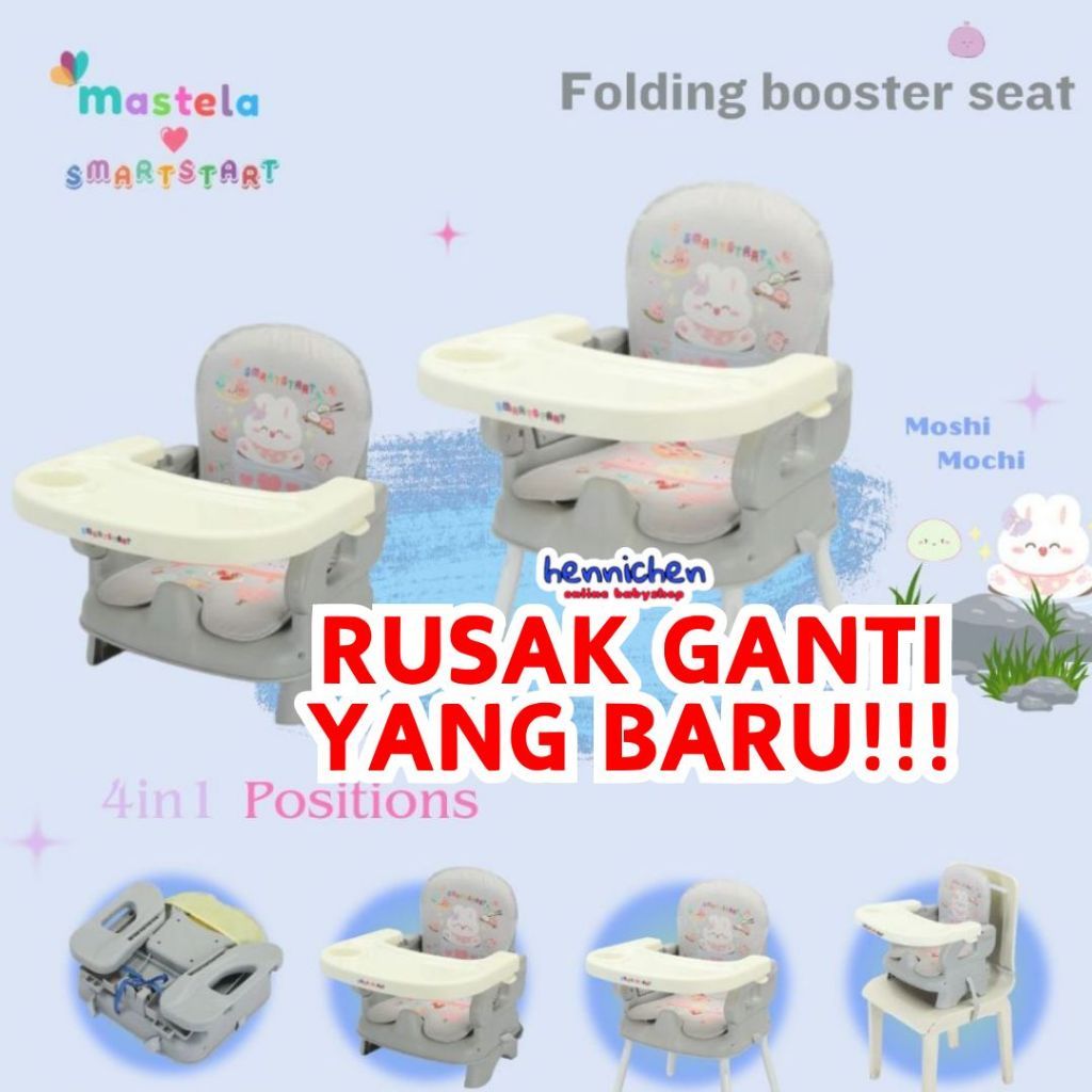 BISA GRAB / GOJEK Sugar Baby My Chair / Sit On Me / Fun Chair / 4in1 Sit On Me / Klassic Chair (Baby Booster & High Chair) : 6 Growing Stages