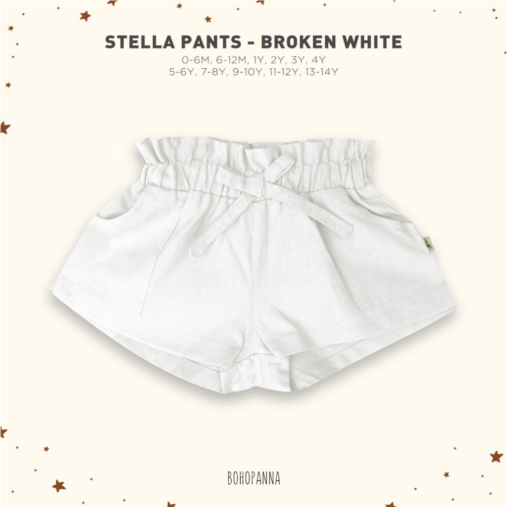 Bohopanna 0-14 Tahun Amarilis Denim Pant / Stella Celana Pendek Highwaist Anak Perempuan