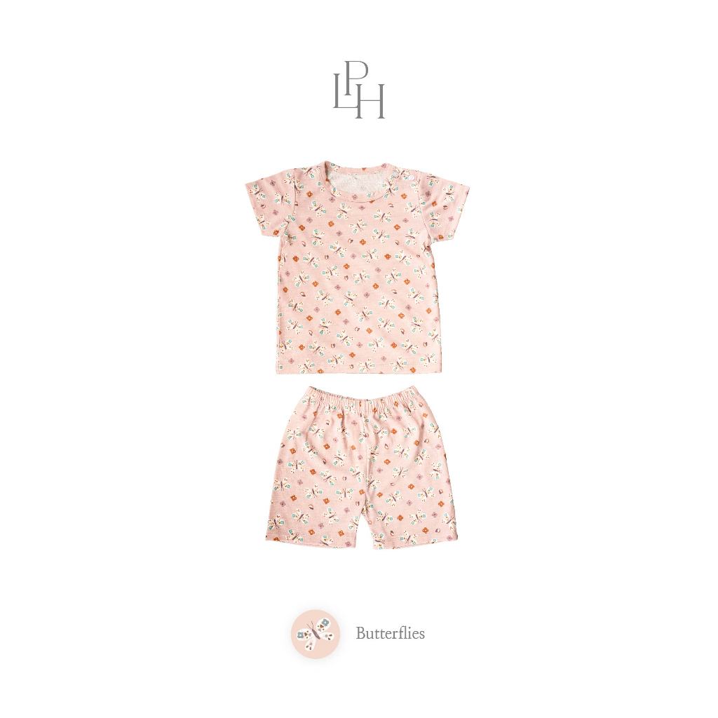 PROMO 6.6 PROMO  LITTLE PALMERHAUS LITTLE WEAR SHOULDER SHORT SLEEVE ANIMALS / CARS / BUTTERFLIES / CIRCUS SEAL / CIRCUS PARADE / CIRCUS HORSE / GAMES RETRO / CINEMA RETRO / MUSIC RETRO SETELAN PIYAMA BAJU BAYI 0-12 BULAN