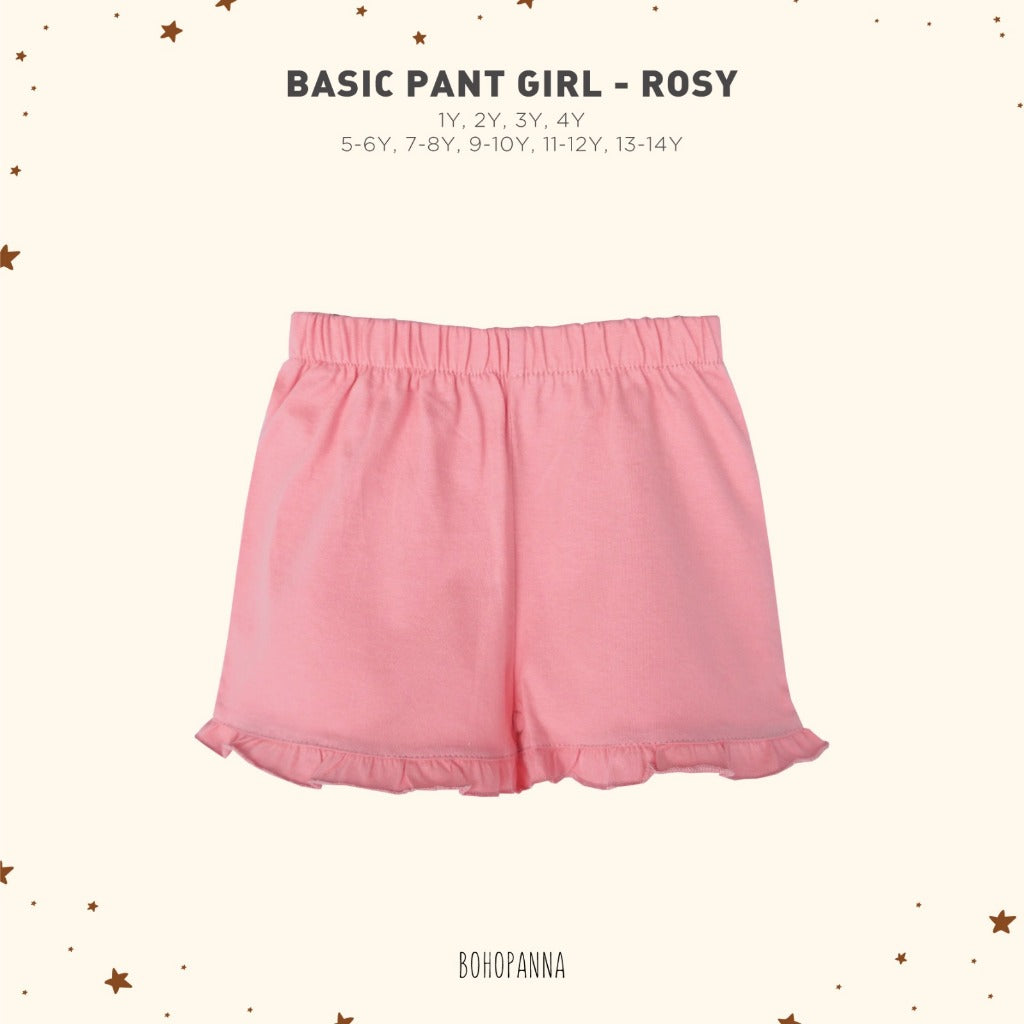 Bohopanna 1-14 Years Basic Pant Girl / Celana Basic Ruffle Anak Perempuan