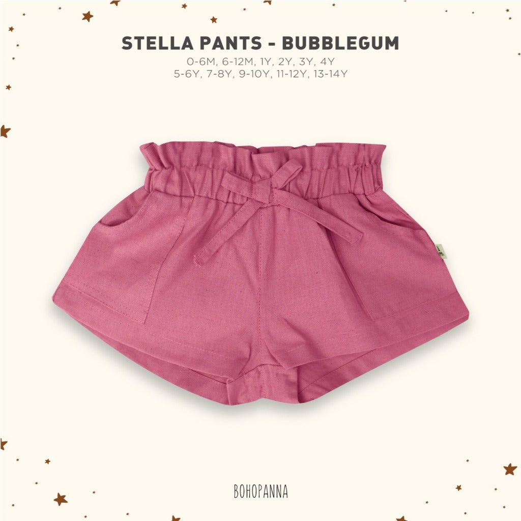 Bohopanna 0-14 Tahun Amarilis Denim Pant / Stella Celana Pendek Highwaist Anak Perempuan