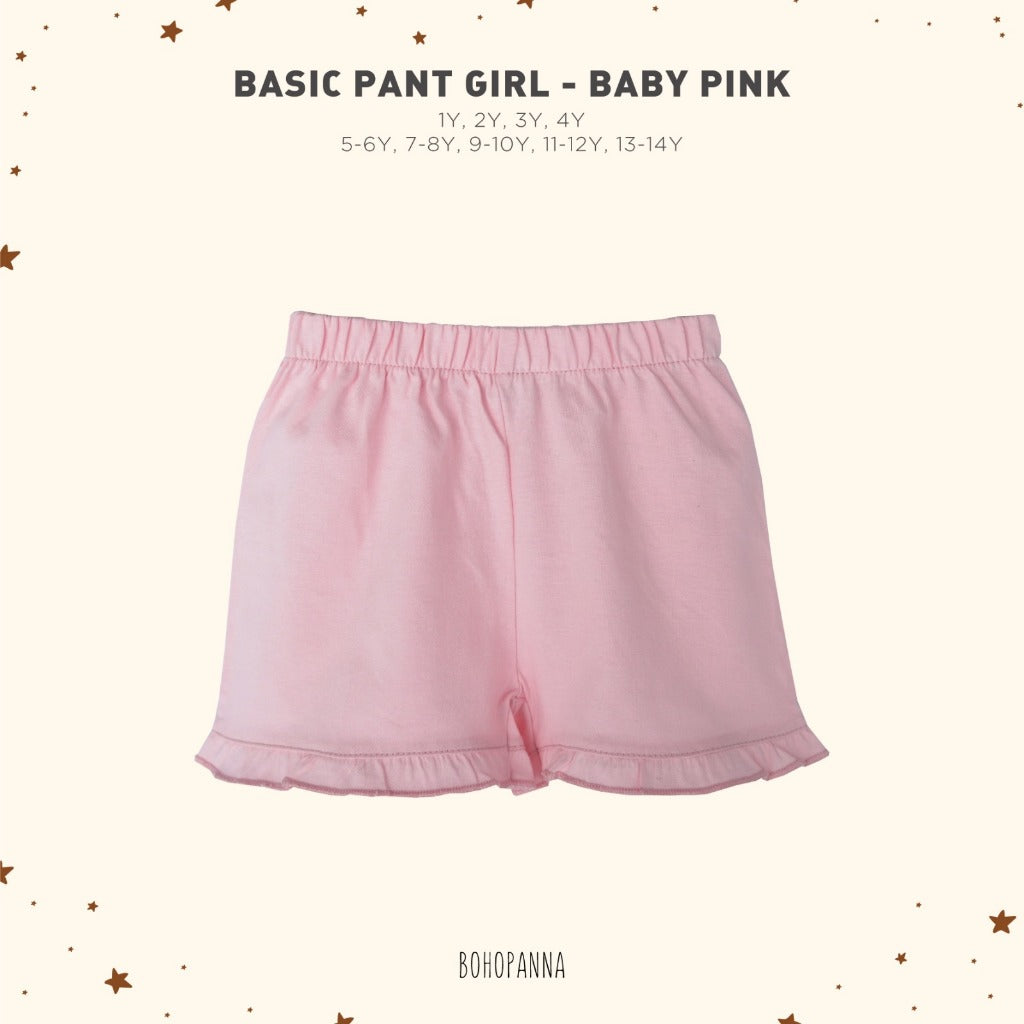 Bohopanna 1-14 Years Basic Pant Girl / Celana Basic Ruffle Anak Perempuan
