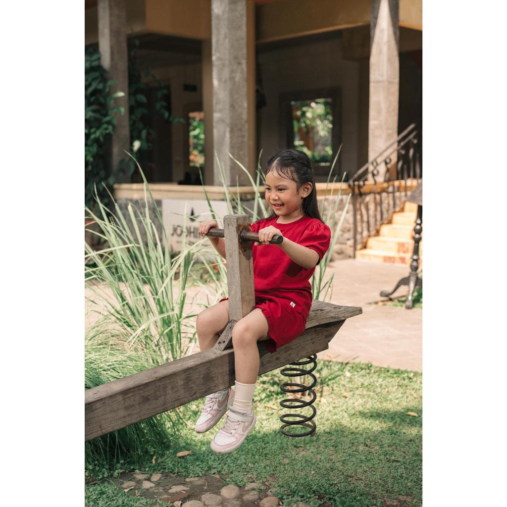 Bohopanna Basic Tee Girl 1-14 Tahun Kaos Puffy Anak Perempuan