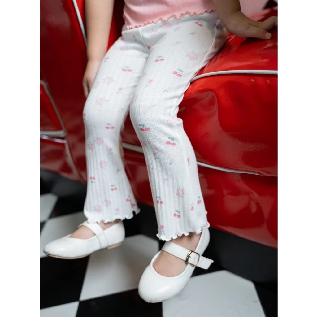 LIBBY Leggings Cutbray Motif Anak Perempuan Katun Adem size 9 bulan - 14 Tahun (1PCS) | OOTD Casual Korean Style