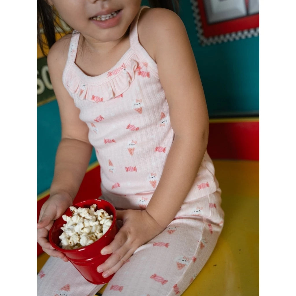 LIBBY Tanktop Curly Anak Perempuan size 9 bulan - 14 Tahun (1PCS) | Atasan Katun Adem | OOTD Casual Korean Style