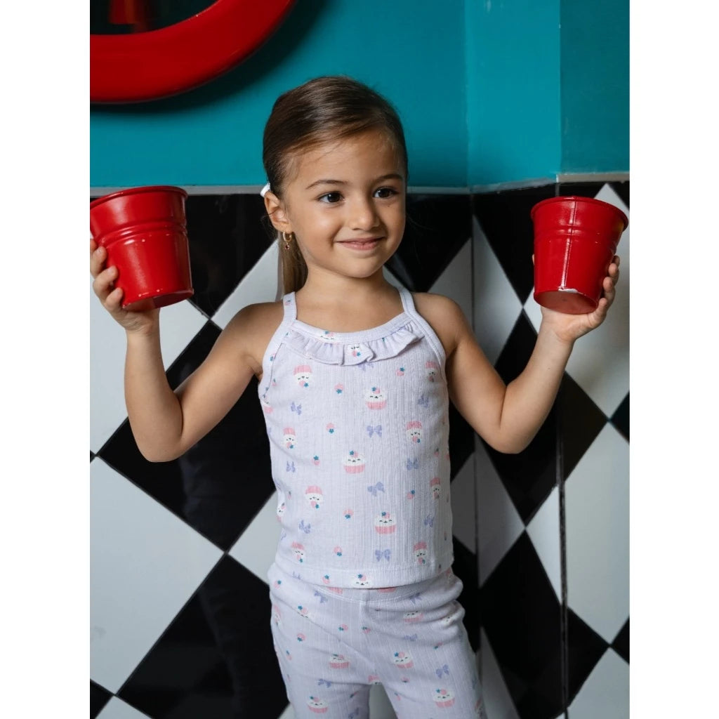 LIBBY Tanktop Curly Anak Perempuan size 9 bulan - 14 Tahun (1PCS) | Atasan Katun Adem | OOTD Casual Korean Style