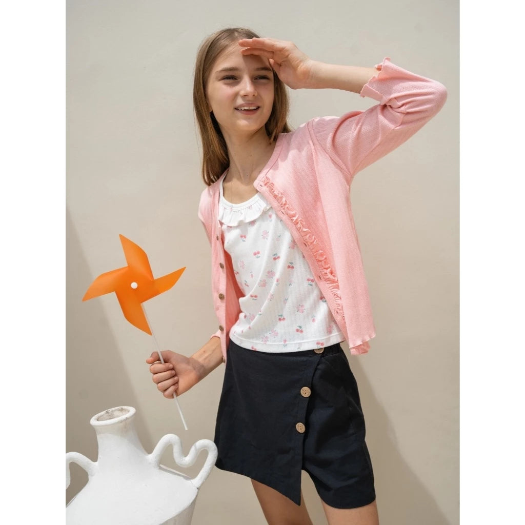 LIBBY Tanktop Curly Anak Perempuan size 9 bulan - 14 Tahun (1PCS) | Atasan Katun Adem | OOTD Casual Korean Style