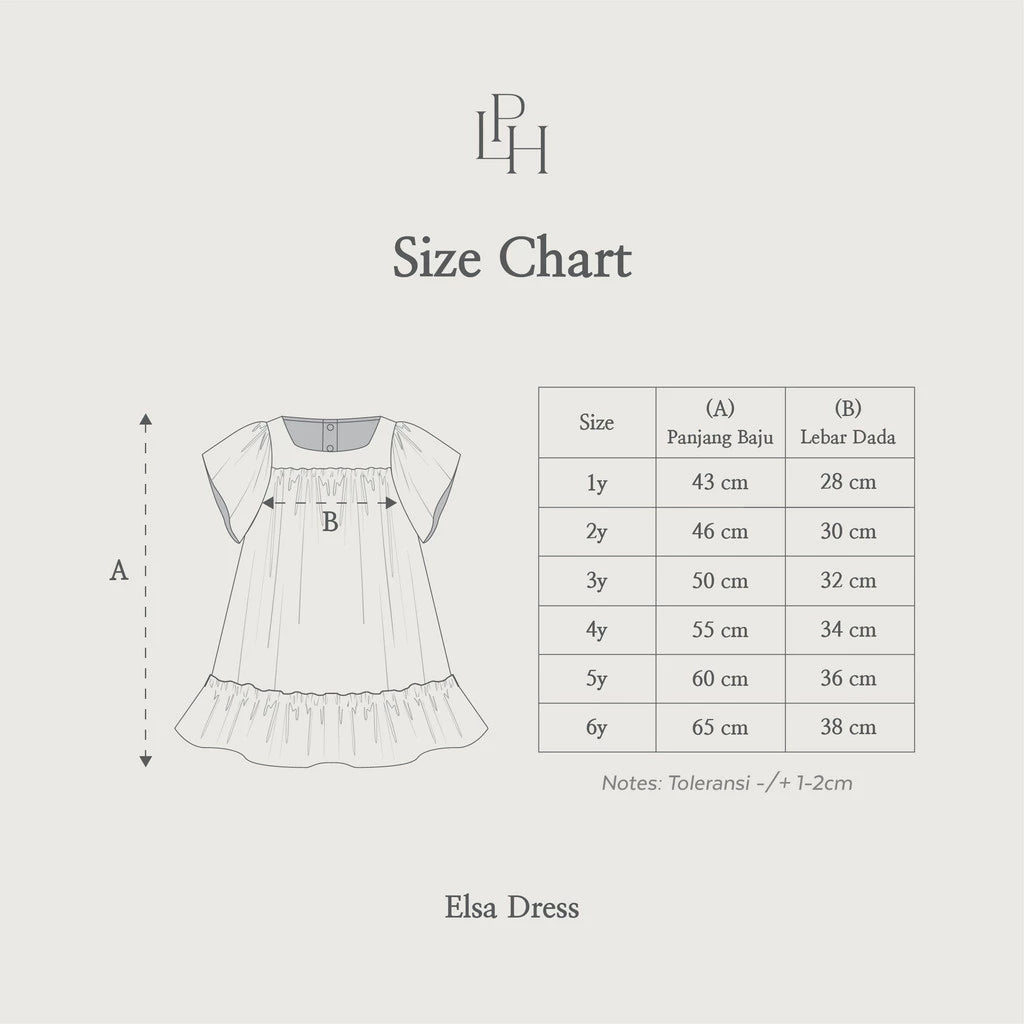 Little Palmerhaus - Dress Anak Perempuan (Elsa Dress)