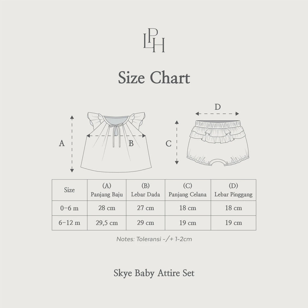 Little Palmerhaus - Setelan Bayi Perempuan (Skye Baby Attire Set)