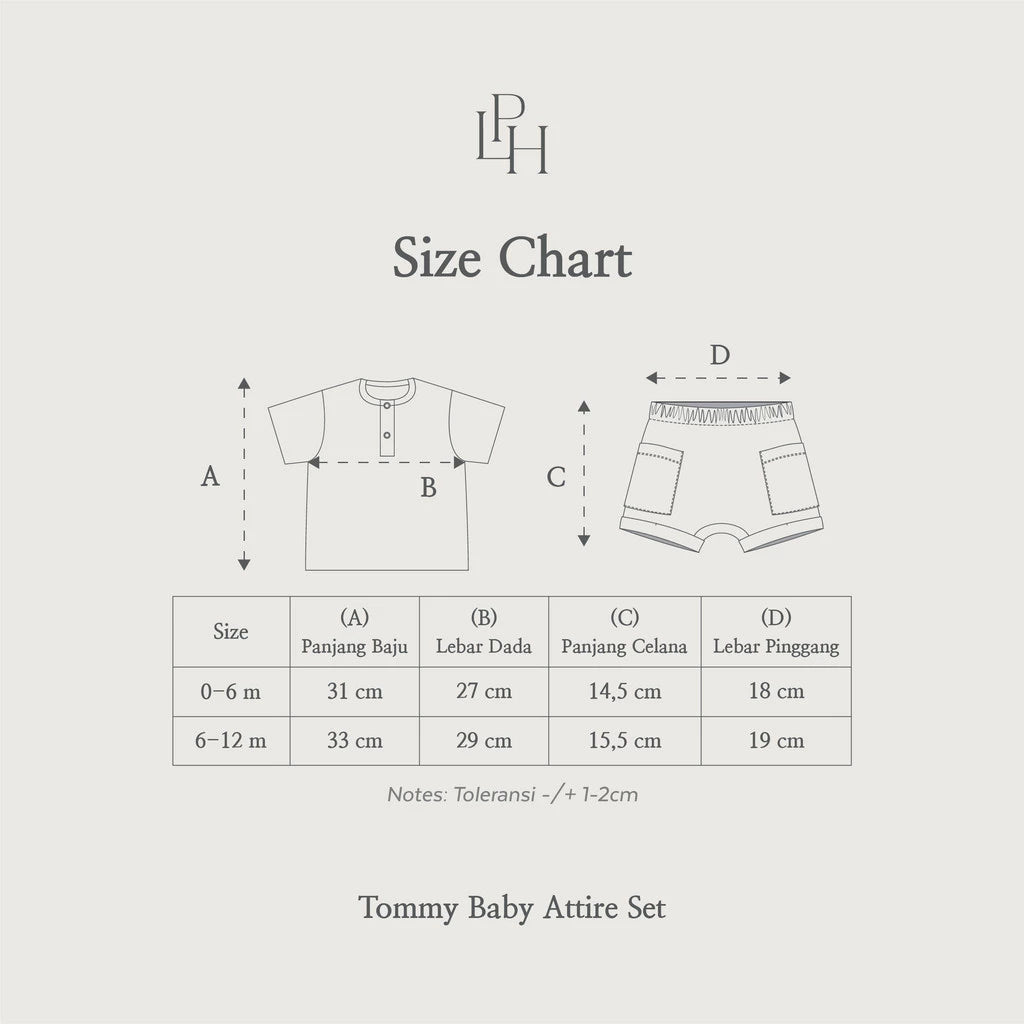 Little Palmerhaus - Setelan Bayi Laki-laki (Tommy Baby Attire Set)