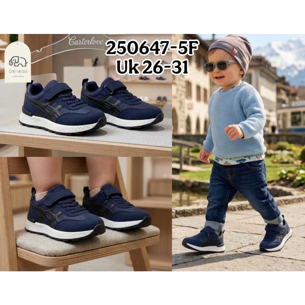 CARTER LOVE SEPATU SNEAKERS UNISEX FASHION ANAK UNISEX UK 26-31 250647-5A / 250647-5C / 250647-5F