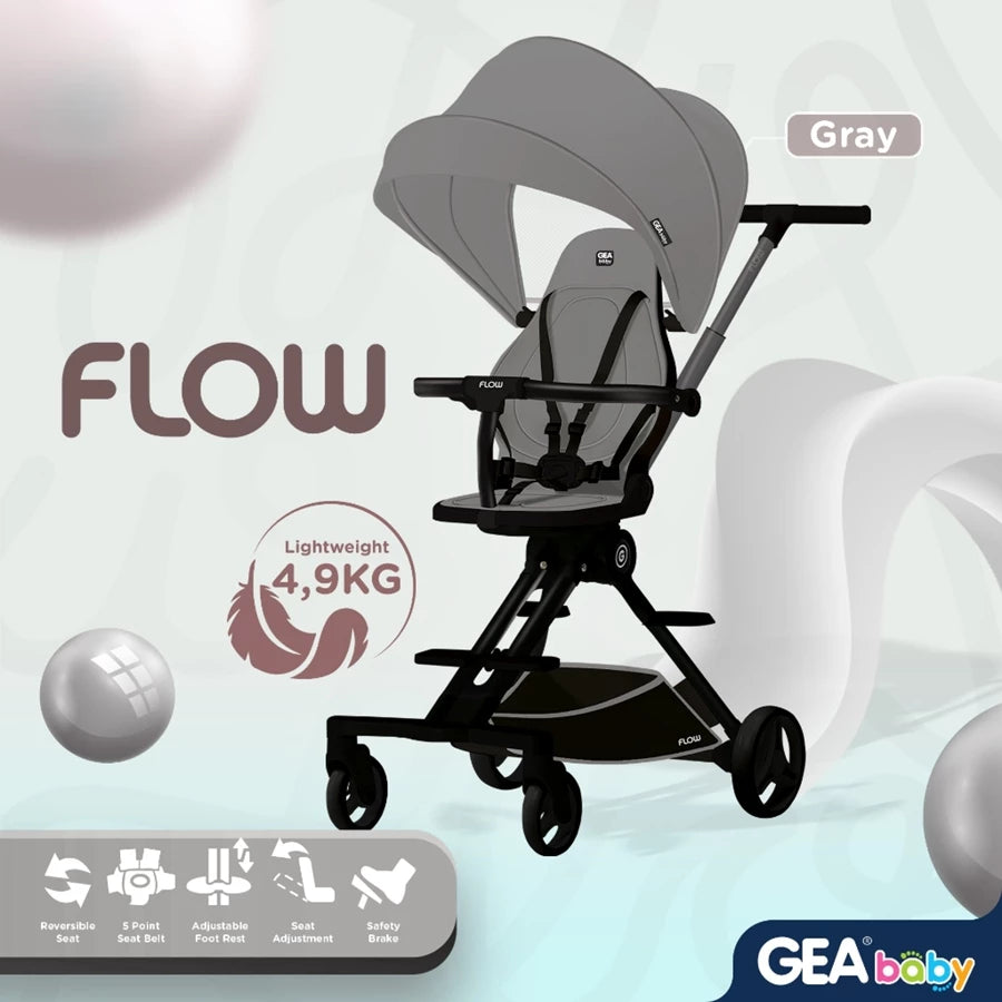 GEA Baby Rider Flow Foldable Stroller - Kereta Dorong bayi