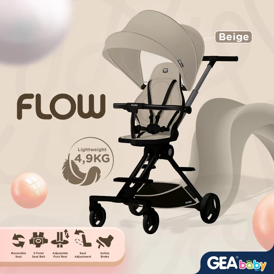 GEA Baby Rider Flow Foldable Stroller - Kereta Dorong bayi