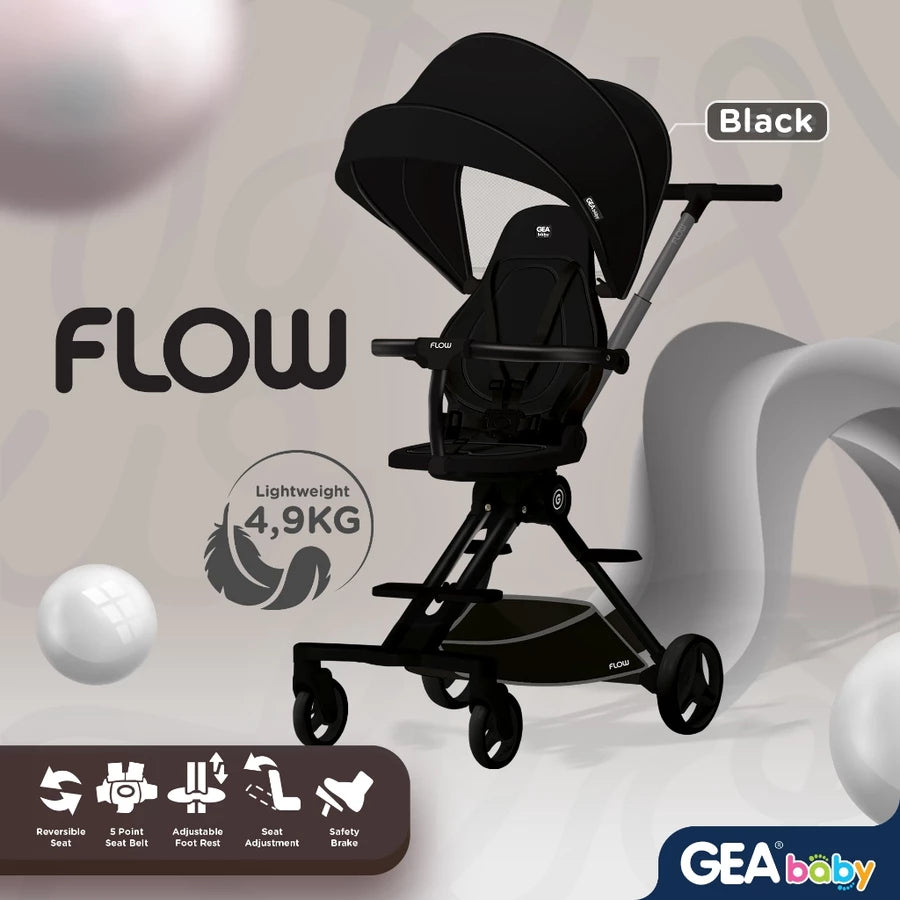 GEA Baby Rider Flow Foldable Stroller - Kereta Dorong bayi