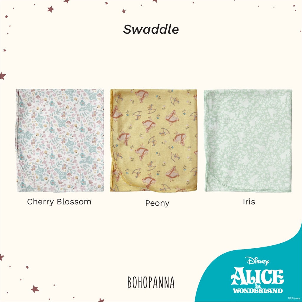BANYAK MOTIF BOHO BABY BEDONG BAYI SWADDLE BOHOPANNA /BOHOBABY DISNEY SWADDLE PRINTING MOTIF NEWBORN