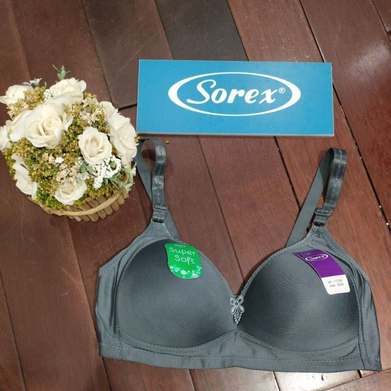 [ PILIH WARNA ] Sorex Bra Tanpa Kawat Super Soft Busa Sedang Setara Cup B BH Harian Simple Polos 17238 / Sorex Bra Tanpa Kawat Super Soft Cup Besar Kait 3 Busa Sedang Basic Harian Nyaman BH 17239