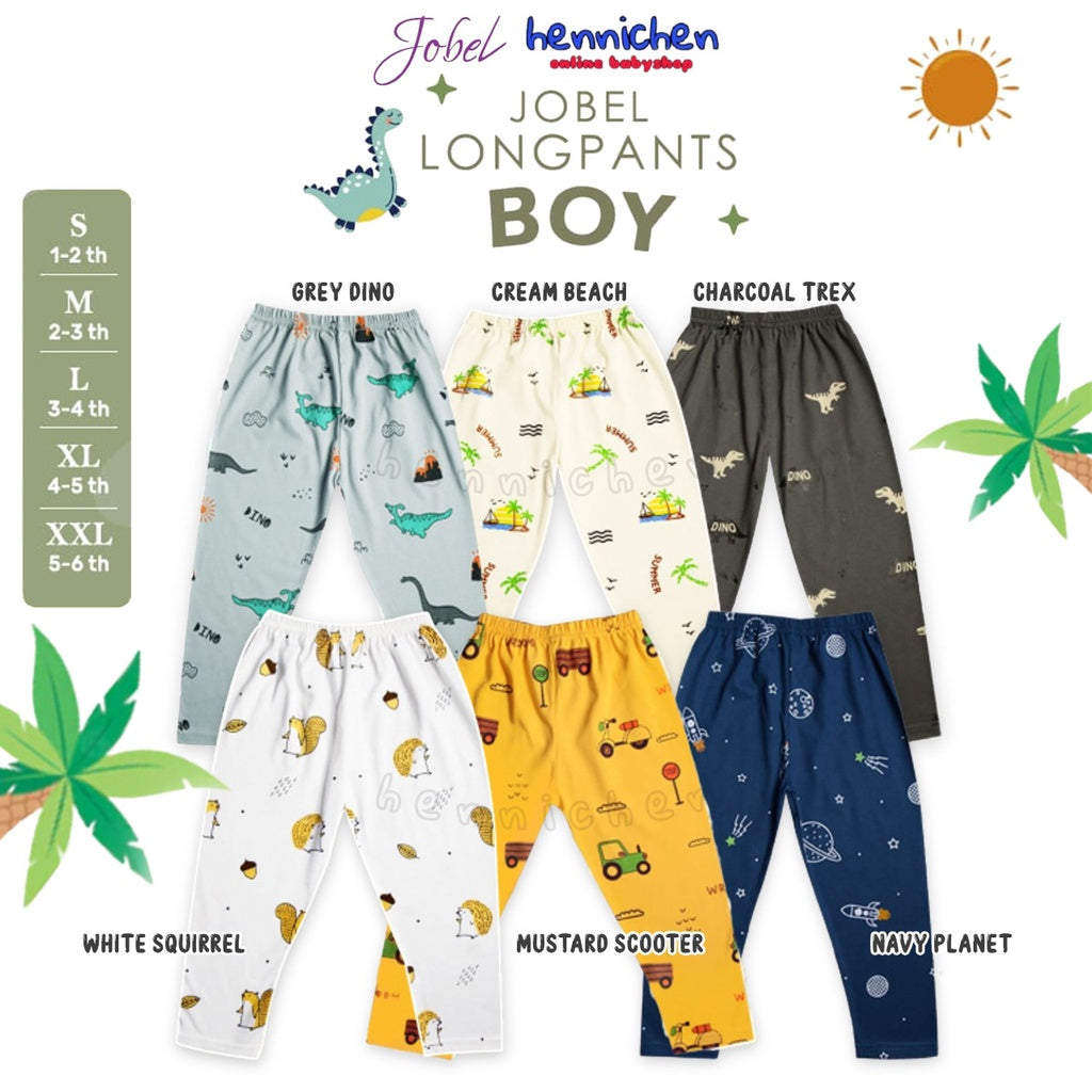 Jobel 1pcs 1-6 tahun Longpants Adventure Edition Celana Panjang Bayi Anak by Kazel