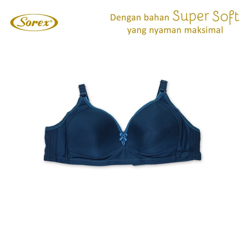 [ PILIH WARNA ] Sorex Bra Tanpa Kawat Super Soft Busa Sedang Setara Cup B BH Harian Simple Polos 17238 / Sorex Bra Tanpa Kawat Super Soft Cup Besar Kait 3 Busa Sedang Basic Harian Nyaman BH 17239